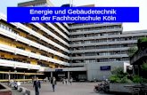 Energie und Gebäudetechnik an der Fachhochschule Köln.
