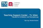 Teaching Support Center - TU Wien Fakultät für Architektur und Raumplanung Dipl.-Ing. Pascale Neuens.