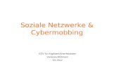 Soziale Netzwerke & Cybermobbing EDV für Anglisten/Amerikanisten Vanessa Widmann SS 2012.