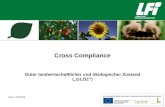 Cross Compliance Guter landwirtschaftlicher und ökologischer Zustand (GLÖZ) Vers. 2011/01.