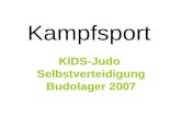 Kampfsport KIDS-Judo Selbstverteidigung Budolager 2007.