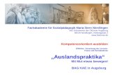 Fachakademie für Sozialpädagogik Maria Stern Nördlingen des Schulwerks der Diözese Augsburg 86720 Nördlingen, Hüttengasse 2  Kompetenzorientiert.