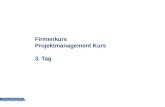 Wwgs1.ch Firmenkurs Projektmanagement Kurs 3. Tag.