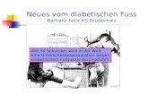 Neues vom diabetischen Fuss Barbara Felix KS Bruderholz Alle 30 Sekunden wird in der Welt eine Unterschenkelamputation wegen diabetischem Fussulcus durchgeführt.