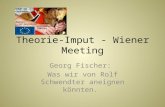 Theorie-Imput - Wiener Meeting Georg Fischer: Was wir von Rolf Schwendter aneignen könnten.