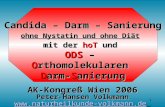 1 Candida – Darm – Sanierung ohne Nystatin und ohne Diät mit der hoT und ODS – Orthomolekularen Darm-Sanierung AK-Kongreß Wien 2006 Peter-Hansen Volkmann.