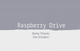 Raspberry Drive Ronny Thiesies Tom Schubert. Anforderungen Steuern eines Raspberry-Autos via Android Kommunikation mittel WLAN-Hotspot Übertragung einer.