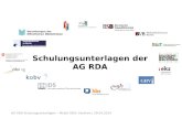Schulungsunterlagen der AG RDA Vertretungen der –ffentlichen Bibliotheken AG RDA Schulungsunterlagen â€“ Modul GND: Familien | 29.04.2014