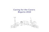 Caring for the Carers Bigorio 2010. Zwei Beobachtungskategorien, zwei Modelle, werden in den nächsten Folien vorgestellt. Anhand dieser Modelle werden.