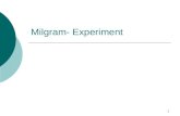 1 Milgram- Experiment. 2 Gliederung 1. Fragestellung und Ziel des Experiments 2. Konflikt der VP 3. Stanley Milgram 4. Durchführung des Experiments 5.