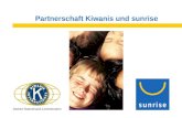 Partnerschaft Kiwanis und sunrise District Switzerland-Liechtenstein