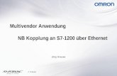 J. Krause Multivendor Anwendung NB Kopplung an S7-1200 ¼ber Ethernet J¶rg Krause