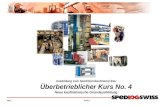 Folie 1 2011 UeK 4 – NKG Ausbildung zum Speditionskaufmann/-frau Überbetrieblicher Kurs No. 4 Neue kaufmännische Grundausbildung.