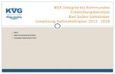 ZIELE HERAUSFORDERUNGEN ANGEBOTSKONZEPTION IKEK (Integriertes Kommunales Entwicklungskonzept) Bad Soden-Salmünster Umsetzung Nahverkehrsplan 2013 - 2018