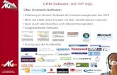 Markus Grutzeck  Tel.:+49 (6181) 97010 CRM-Software: AG-VIP SQL 1 Über Grutzeck-Software: Erfahrung im Bereich Software für Kundenmanagement.