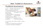 Der Tulikivi-Konzern besteht aus Tulikivi Oyj samt ochtergesellschaften Der weltgrößte und technisch führende Veredler von Speckstein Weltgrößter Hersteller.