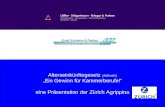 1 Alterseinkünftegesetz (AltEinkG) Ein Gewinn für Kammerberufe! eine Präsentation der Zürich Agrippina.