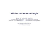 Klinische Immunologie Prof. Dr. med. Ch. Specker Klinik für Rheumatologie & Klinische Immunologie Zentrum für Innere Medizin Kliniken Essen Süd (Werden)
