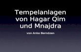 Tempelanlagen von Hagar Qim und Mnajdra von Anke Berndzen.