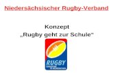 Niedersächsischer Rugby-Verband Konzept Rugby geht zur Schule.