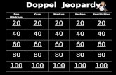 Doppel Jeopardy Das M¤dchenKarelMarkusVerbenGeschichten 20 40 60 80 100