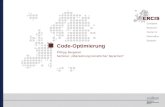 Code-Optimierung Philipp Bergener Seminar „Übersetzung künstlicher Sprachen“