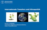 Internationale Transfers und Klimapolitik Prof. Dr. D. Rübbelke Lehrstuhl für Allgemeine Volkswirtschaftslehre, insbes. Rohstoffökonomik.