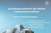 © Prof. Dr. Sebastian Kummer 2004 Zukunftsperspektiven der kleinen Transportunternehmer Prof. Dr. Sebastian Kummer Wirtschaftsuniversität Wien Institut.