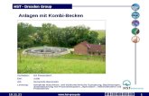 Www.hst-group.de HST - Dresden Group Anlagen mit Kombi-Becken 1 05.09.2014 Vorhaben: KA Possendorf EW: 3.650 AG: Gemeinde Bannewitz Leistung: komplette.