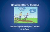 Baumklettern/ Rigging Ausbildungsunterlage FVL Intern 3. Auflage.