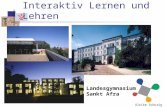 Ulrike Schurig Interaktiv Lernen und Lehren Landesgymnasium Sankt Afra.