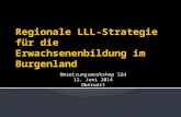 Regionale LLL-Strategie für die Erwachsenenbildung im Burgenland Umsetzungsworkshop Süd 12. Juni 2014 Oberwart.