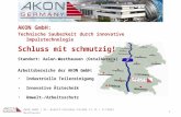 AKON GmbH | Dr.-Rudolf-Schieber-Straße 11-15 | D-73463 Westhausen 1 AKON GmbH: Technische Sauberkeit durch innovative Impulstechnologie Schluss mit schmutzig!