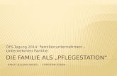–FS-Tagung 2014: Familienunternehmen â€“ Unternehmen Familie