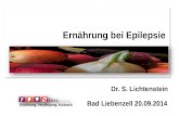 Dr. S. Lichtenstein Bad Liebenzell 20.09.2014 Ernährung, Verpflegung, Kulinarik.