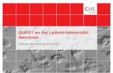 QUEST an der Leibniz-Universität Hannover Hannah Leichsenring, 8.5.2014