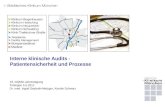 Interne klinische Audits - Patientensicherheit und Prozesse 19. GQMG-Jahrestagung Tübingen 5.5.2012 Dr. med. Ingrid Seyfarth-Metzger, Kerstin Schwarz.