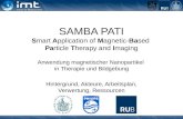 SAMBA PATI SAMBA PATI Smart Application of Magnetic-Based Particle Therapy and Imaging Anwendung magnetischer Nanopartikel in Therapie und Bildgebung Hintergrund,