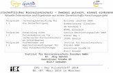 1 EPS – Der Pulvertreff 2014 06./07. März 2014 in München Wirtschaftlicher Korrosionsschutz – Zweimal pulvern, einmal einbrennen Aktuelle Erkenntnisse.