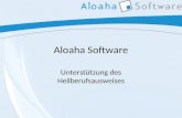 Aloaha Software Unterstützung des Heilberufsausweises.