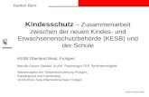 Kanton Bern KESB Oberland West Kindesschutz – Zusammenarbeit zwischen der neuen Kindes- und Erwachsenenschutzbehörde (KESB) und der Schule KESB Oberland.