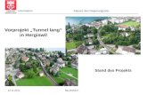 Information Klausur des Regierungsrats 12.11.2012 Baudirektion Vorprojekt „Tunnel lang“ in Hergiswil Stand des Projekts.