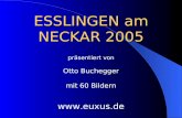 Präsentiert von Otto Buchegger mit 60 Bildern  ESSLINGEN am NECKAR 2005.