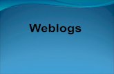 Was sind Weblogs? Web-log: Web  Internet log  Logbuch den Herausgeber des Internettagebuchs (Blogs) bezeichnet man als Blogger Blogsphäre bezeichnet.