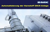 Automatisierung der Harnstoff SNCR-Anlage. Inhaltsverzeichnis Die Projektgruppe Das SNCR Verfahren Automation der SNCR - Testanlage für Harnstoff Ist.