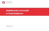 Südböhmische Universität in České Budějovice .