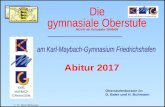 Oberstufenberater /in D. Baier und H. Buhmann Abitur 2017 NGVO ab Schuljahr 2008/09.