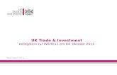 UK Trade & Investment Delegation zur INSITE11 am 04. Oktober 2011 Stand August 2011.