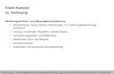 Frank Kameier - Strömungstechnik I und Messdatenerfassung  Folie VL11/ Nr.1 WS14/15 Frank Kameier 11. Vorlesung Strömungstechnik.