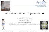 Bayerischer Forschungsverbund für Situierung, Individualisierung und Personalisierung in der Mensch-Maschine-Interaktion Prof. Dr. Werner Kießling GI-Abendveranstaltung,